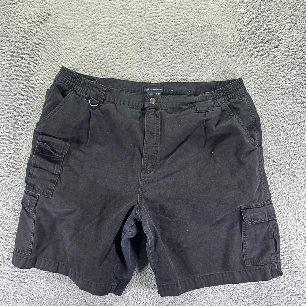 5.11 Tactical Shorts Mens 44 Black Cotton Cargo Pleated‎ Workwear Summer Utility